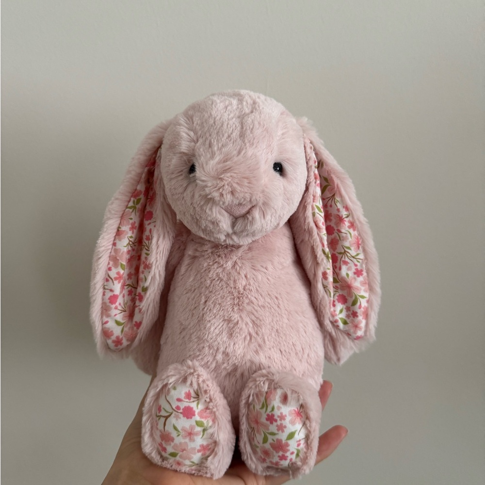 Jellycat Blossom Blush Bunny 'Cherry' Authentic NWT - Picture 2 of 5